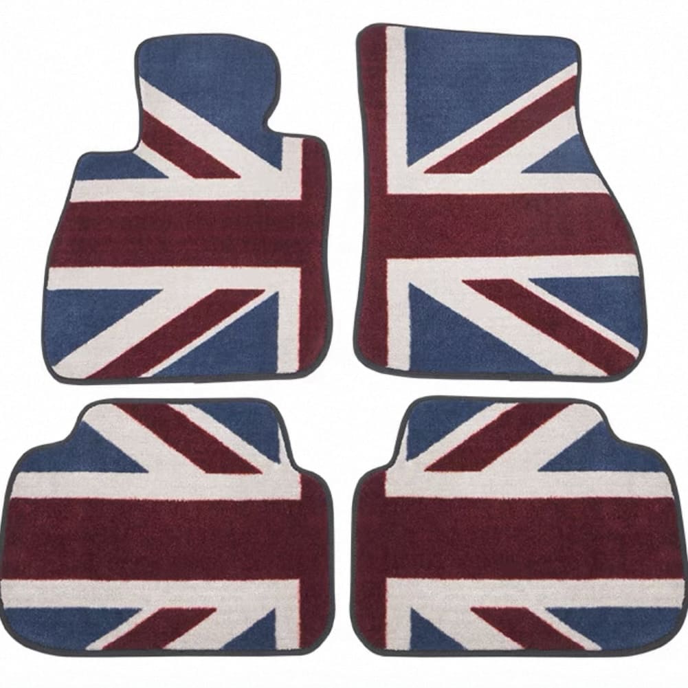 MINI F56 地墊 單色米字旗風格