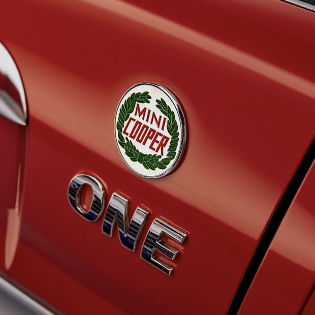 mini cooper clubman enamel badge