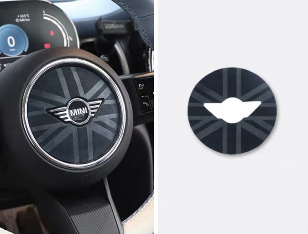 Cubierta de airbag para MINI Cooper R60 y F57 en alcantara – pieza personalizada de interior estilo JCW