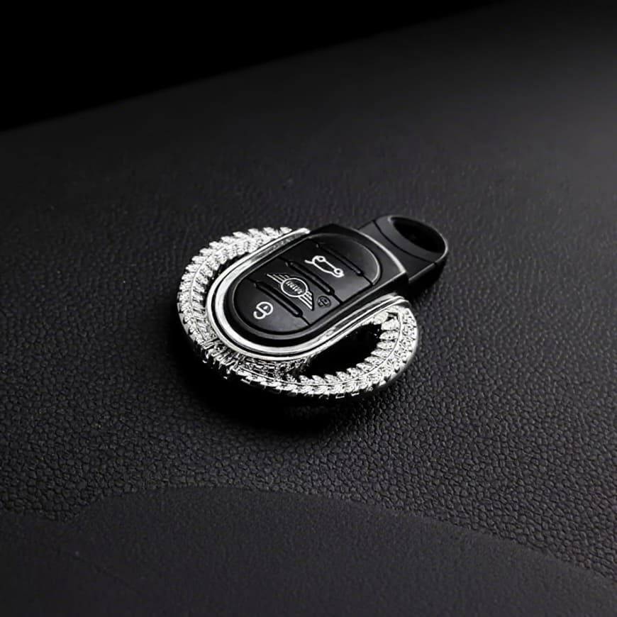 Schlüsselhülle aus Metall für MINI Cooper F55 – edles Tuning-Schlüsselanhänger-Zubehör für Individualisten

