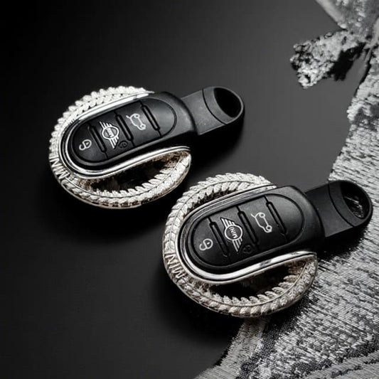 Coque de clé en alliage pour MINI Cooper F60 Countryman – accessoire porte-clés personnalisé et élégant