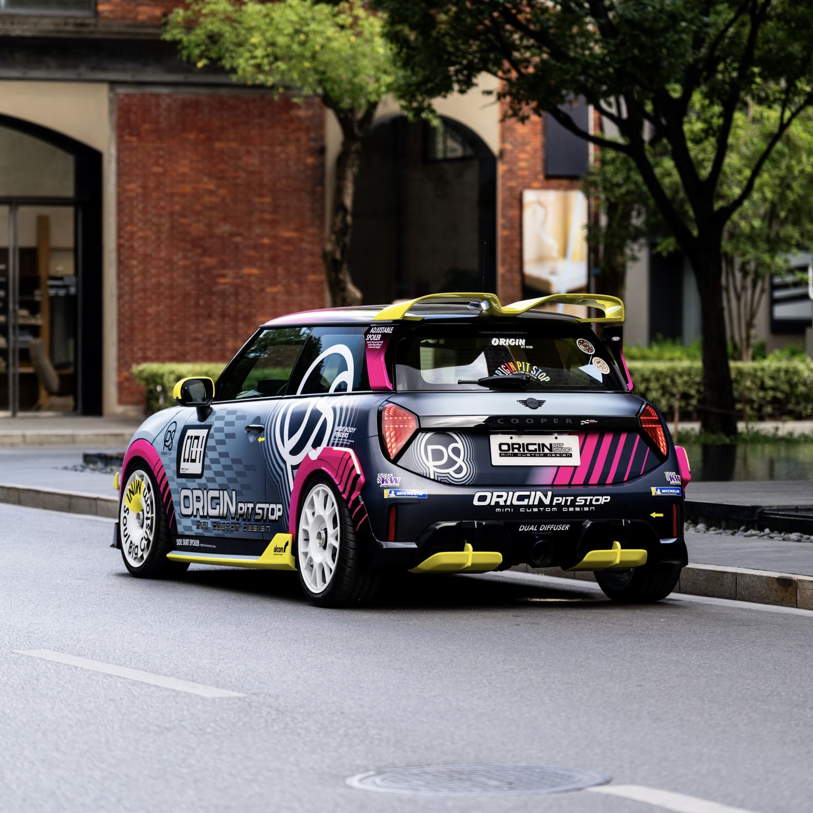 wide body and spoiler kit on mini cooper f66 – aftermarket mini parts