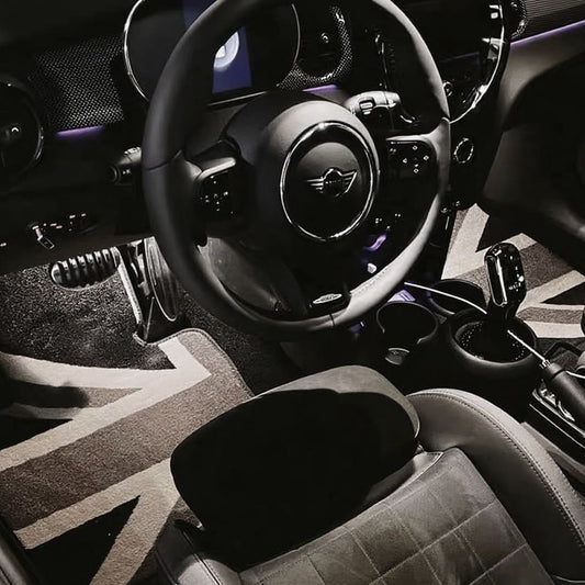 Tapis de sol MINI Cooper Union Jack monochrome