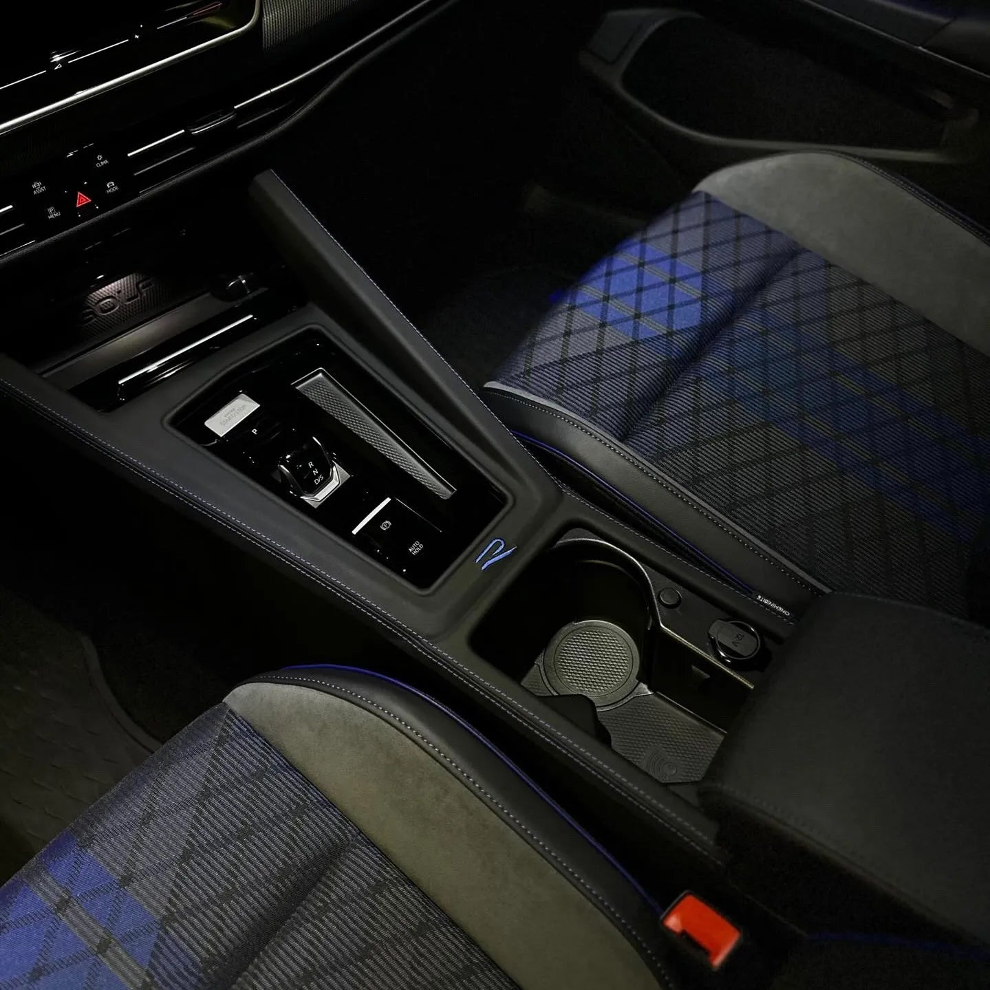 vw golf mk8 mk85 gti r interior aftermarket parts console wrap gear shift panel cover
